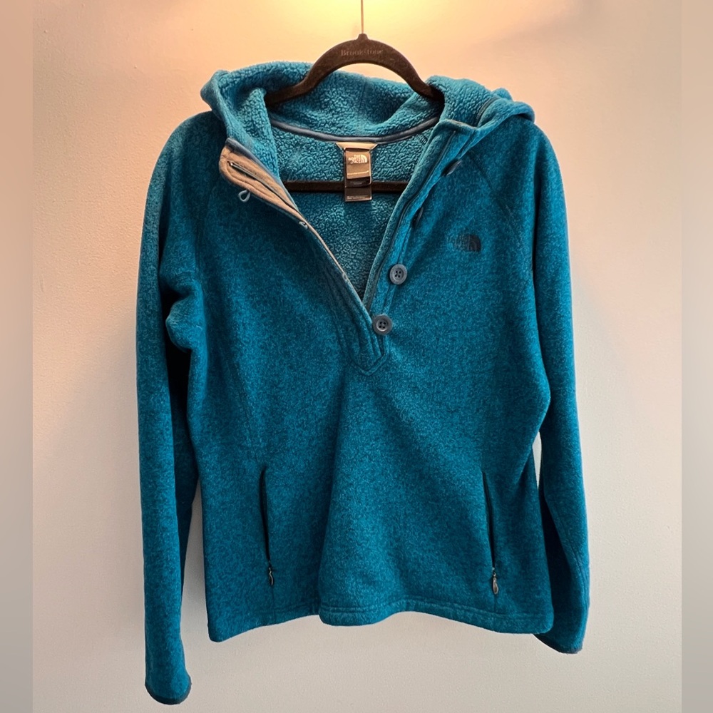 The North Face Blue Sherpa Fleece Jacket
